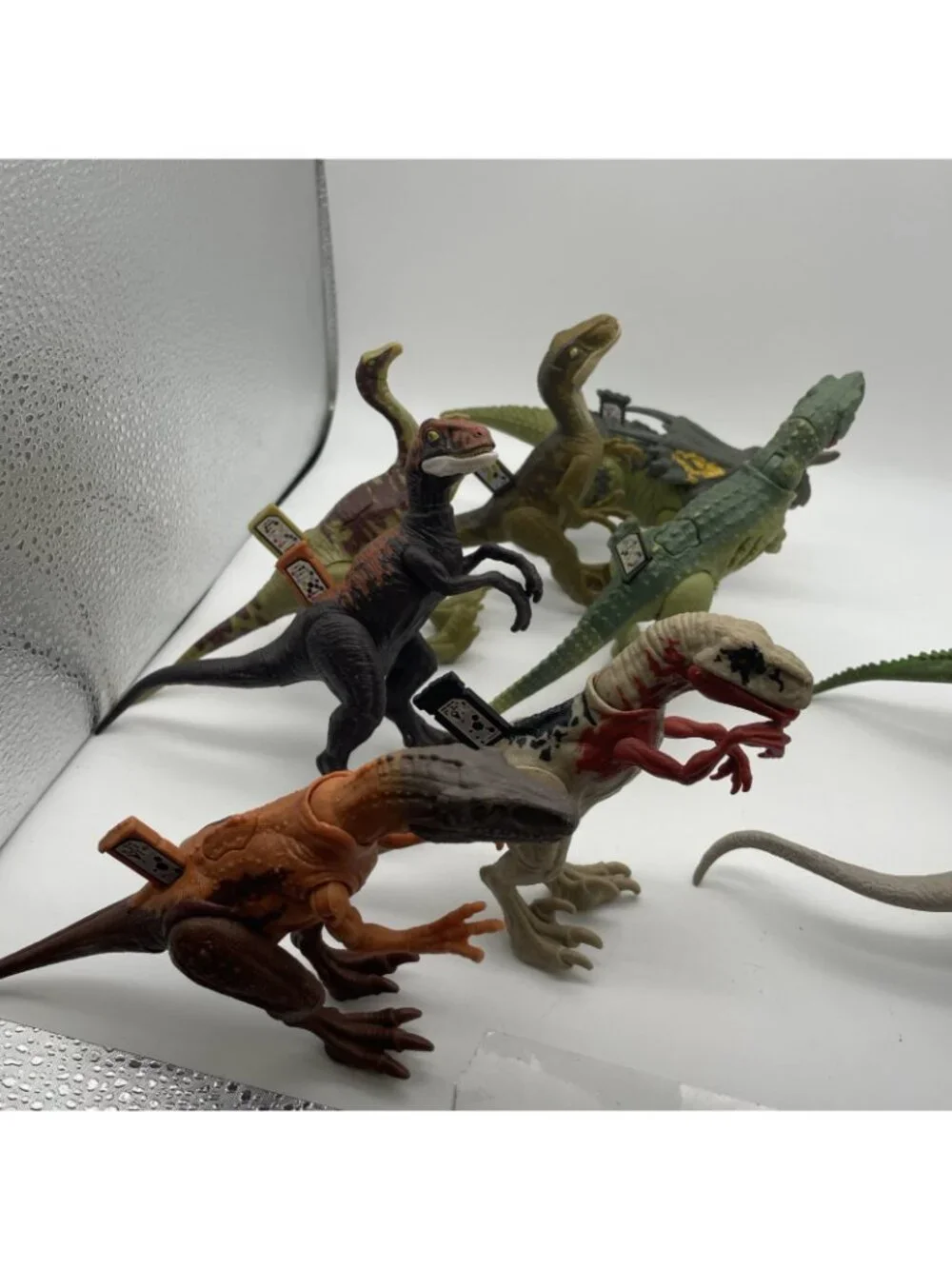 9 Jurassic World Dinosaur Action Figures Articulated Some Pull Out Code Tracker